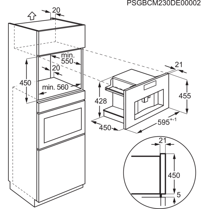 AEG - Vstavané automaty na espresso - KKK994500T